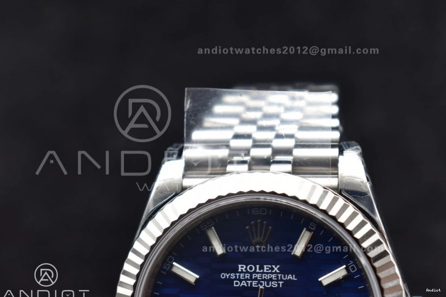 1:1 VS 904L DateJust SS Blue VSF 126334 Bracelet Fashionable Dial Best Jubilee Checked 617 41 Edition on 0704